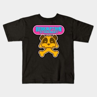 Redemption Panda Skull Kids T-Shirt